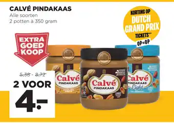 Jumbo Calve pindakaas 350 gram aanbieding