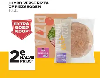 Jumbo Verse pizza of pizzabodem aanbieding