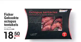 Sligro Fisker Gekookte octopus tentakels 400 gram aanbieding