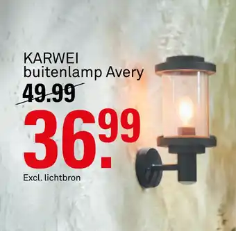 Karwei KARWEI buitenlamp Avery aanbieding