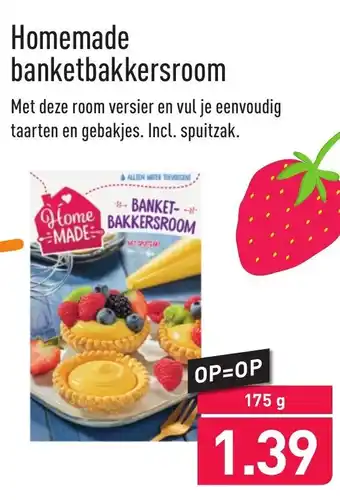 ALDI Homemade Banketbakkersroom 175g aanbieding