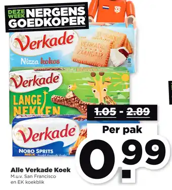 PLUS Alle Verkade Koek aanbieding