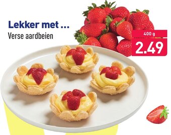 ALDI Lekker met... Verse aardbeien 400g aanbieding