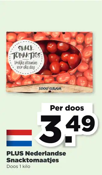 PLUS PLUS Nederlandse Snacktomaatjes aanbieding