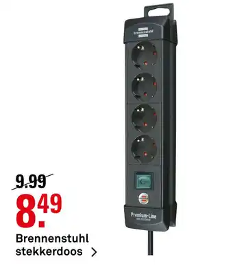 Karwei Brennenstuhl stekkerdoos aanbieding