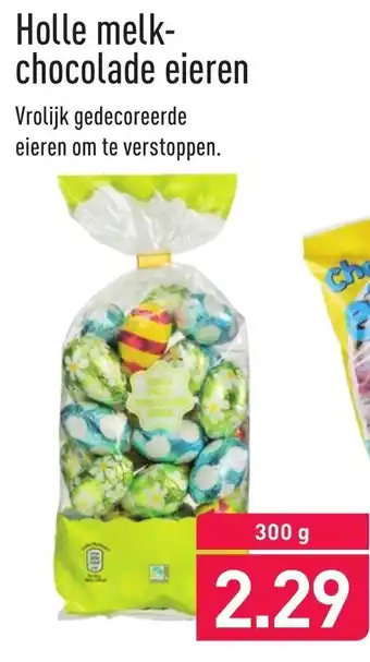 ALDI Holle melkchocolade eieren 300g aanbieding