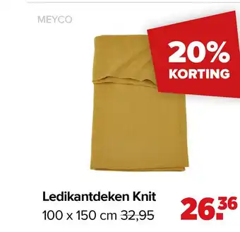 Babypark Ledikantdeken Knit aanbieding