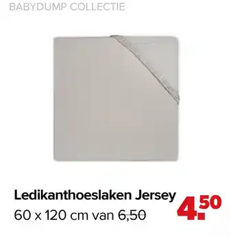 Babypark Ledikanthoeslaken Jersey aanbieding