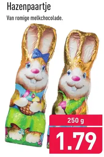 ALDI Hazenpaartje 250g aanbieding