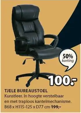 Jysk Tjele bureaustoel aanbieding