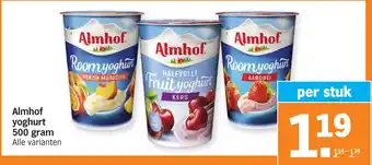 Albert Heijn Almhof voghurt aanbieding