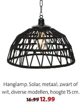 Intratuin Hanglamp. Solar aanbieding