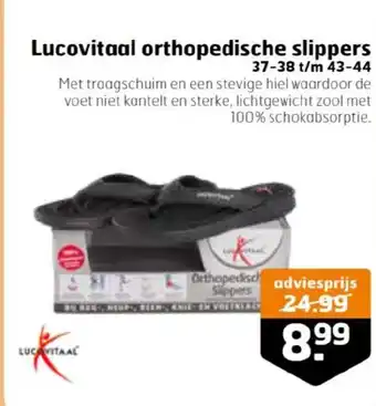 Trekpleister Lucovitaal orthopedische slippers aanbieding