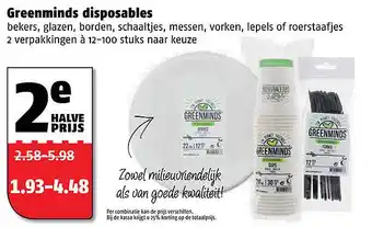 Poiesz Greenminds disposables aanbieding