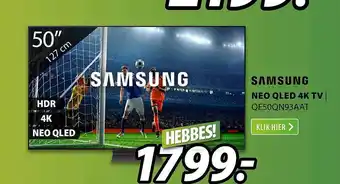 Expert Samsung neo qled 4K TV aanbieding