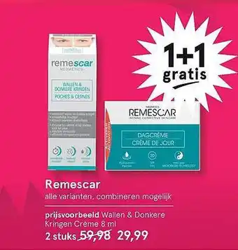 Etos Remescar 1+1 Gratis aanbieding