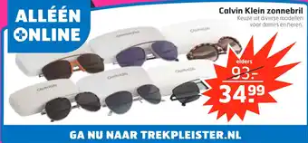 Trekpleister Calvin klein zonnebril aanbieding