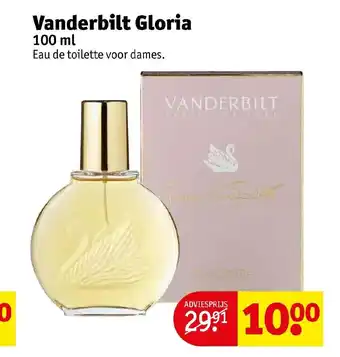 Kruidvat Vanderbilt Gloria 100 ml aanbieding