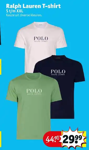 Kruidvat Ralph Lauren T-shirt S t/m XXL aanbieding