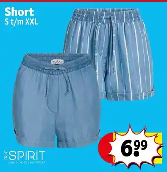 Kruidvat True spirit Short S t/m XXL aanbieding