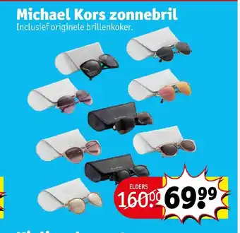 Kruidvat Michael Kors zonnebril aanbieding