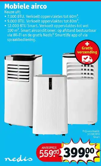 Kruidvat Mobiele airco aanbieding