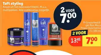 Kruidvat Taft styling aanbieding