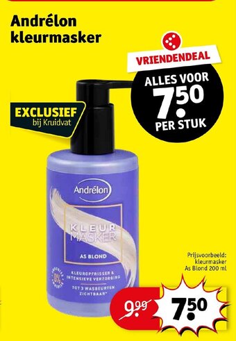 Kruidvat Andrelon kleurmasker aanbieding