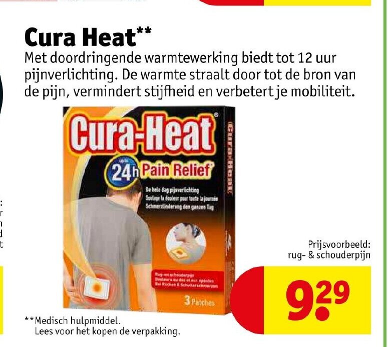 Cura Heat aanbieding bij Kruidvat