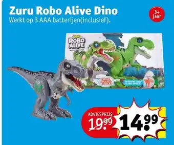 Kruidvat Zuru Robo Alive Dino aanbieding