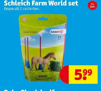 Kruidvat Schleich Farm World set aanbieding