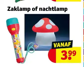 Kruidvat Zaklamp of nachtlamp aanbieding