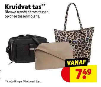 Kruidvat Tas aanbieding