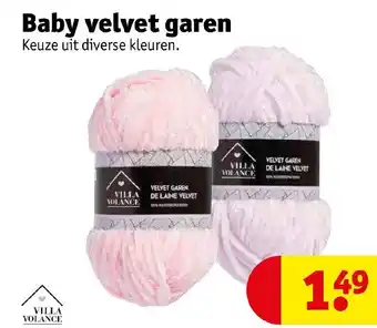 Kruidvat Baby velvet garen aanbieding