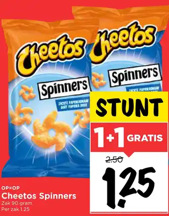 Vomar Voordeelmarkt Cheetos Spinners aanbieding