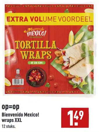 ALDI Bienvenido Mexico! wraps XXL aanbieding