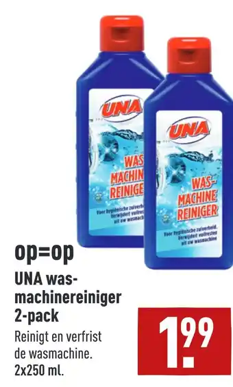 ALDI UNA was- machinereiniger aanbieding