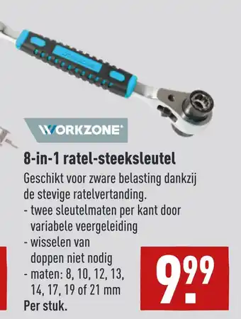 ALDI 8-in-1 ratel-steeksleutel aanbieding