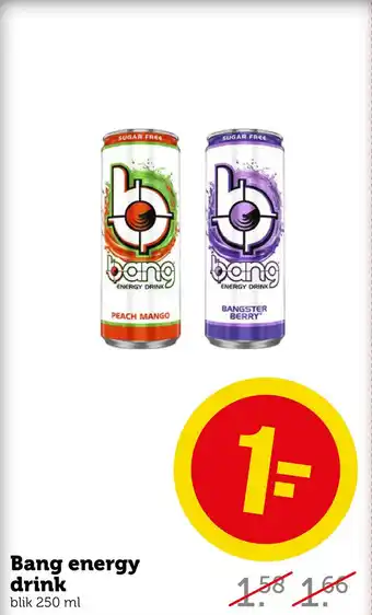 Coop Bang energy drink aanbieding