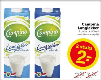 Coop Campina Langlekker aanbieding