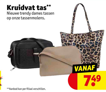 Kruidvat tas aanbieding bij Kruidvat