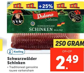 Lidl Schwarzwälder Schinken aanbieding