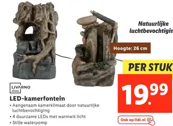 Lidl LED-kamerfontein aanbieding