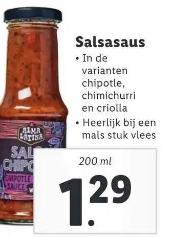 Lidl Salsasaus aanbieding