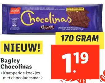 Lidl Bagley Chocolinas aanbieding