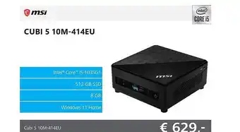 ITPRODEALS MSI Cubi 5 10M-414EU aanbieding