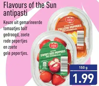 ALDI Flavours of the Sun Antipasti 150g aanbieding