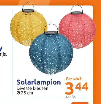 Action Solarlampion 25 cm per stuk aanbieding