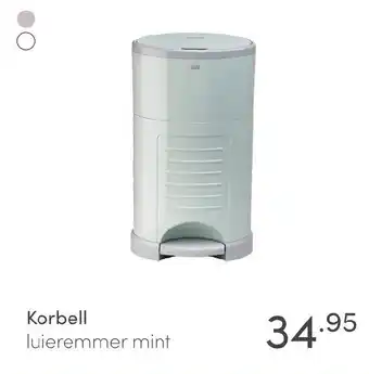 Baby & Tiener Korbell Luieremmer mint aanbieding