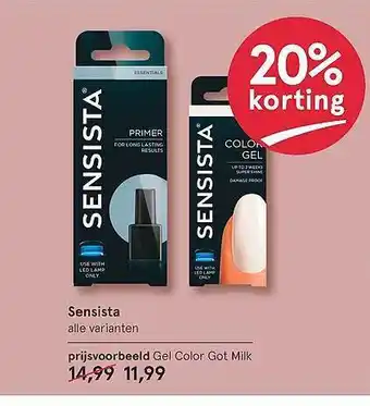 Etos Sensista Gel Color Got Milk 20% Korting aanbieding